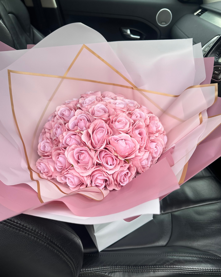 Pink Forever Rose Bouquet