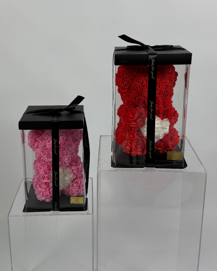 25cm Forever Rose Bear