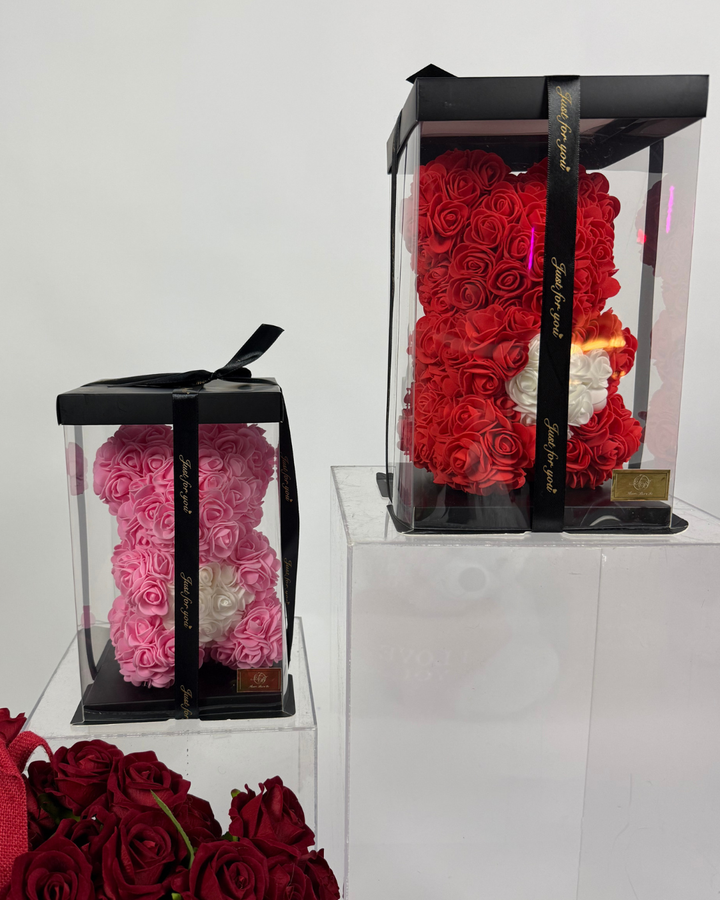 25cm Forever Rose Bear