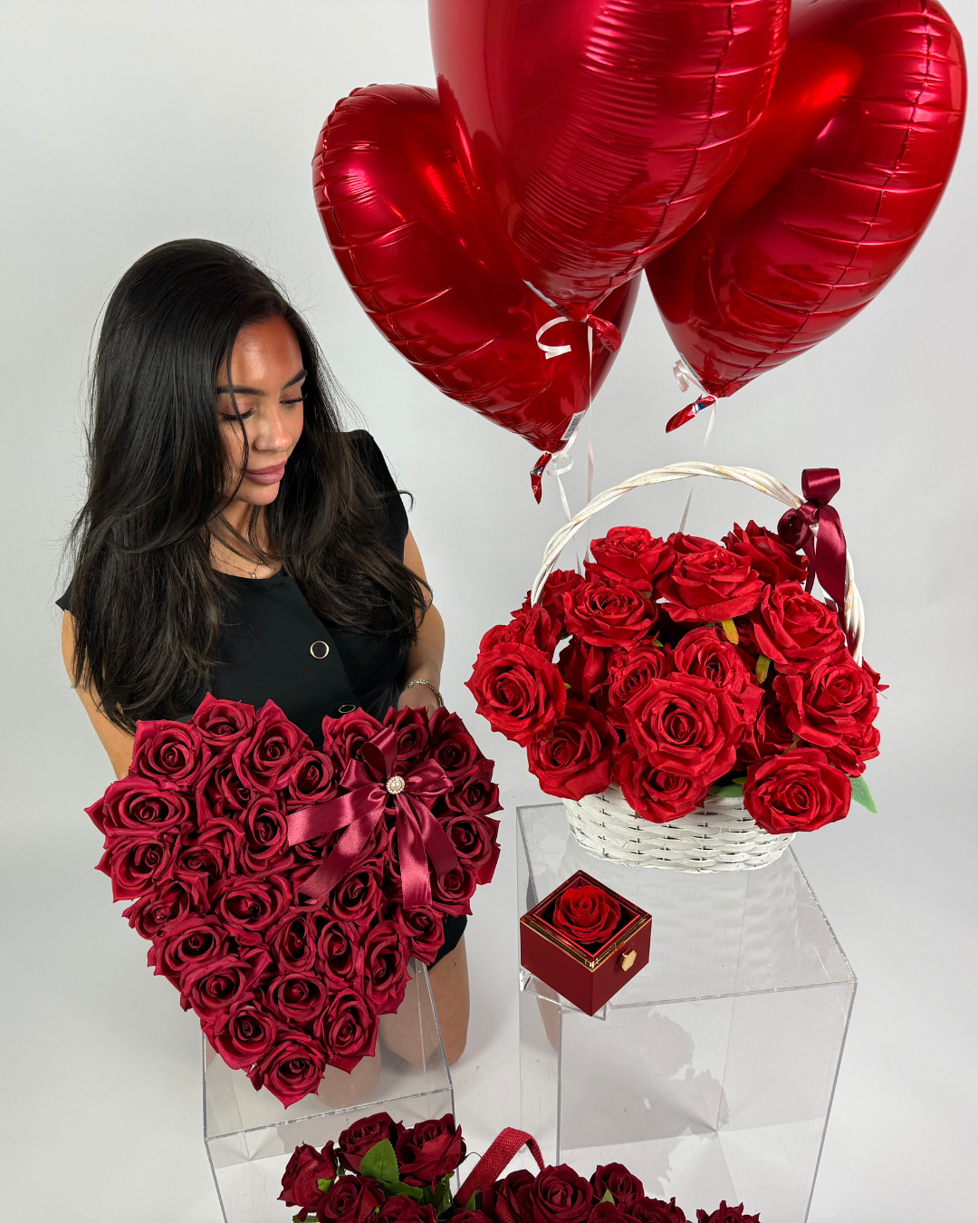 XXL Forever Rose Basket