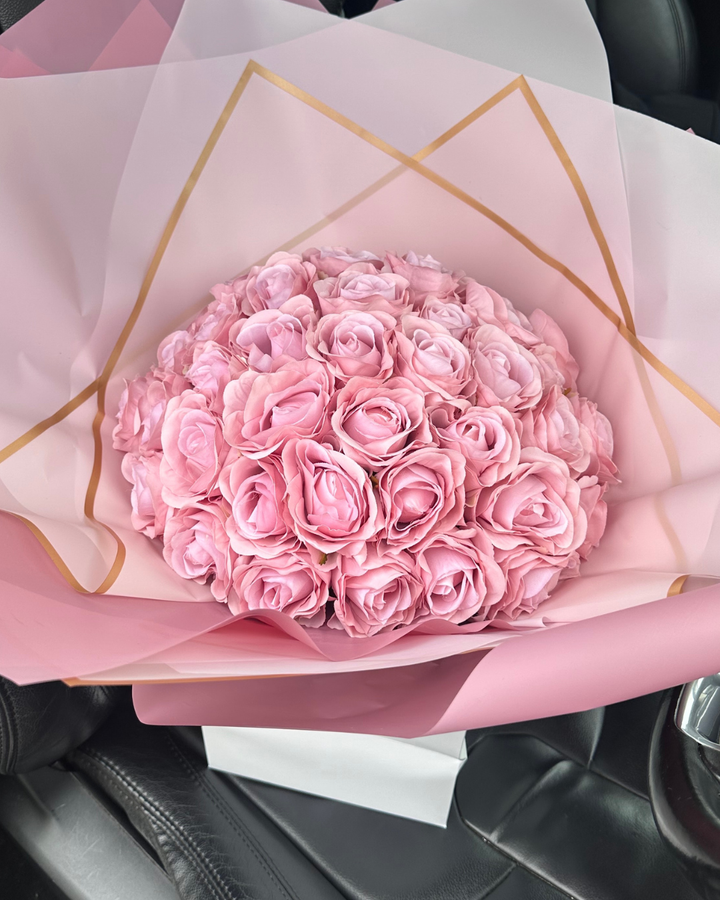 Pink Forever Rose Bouquet