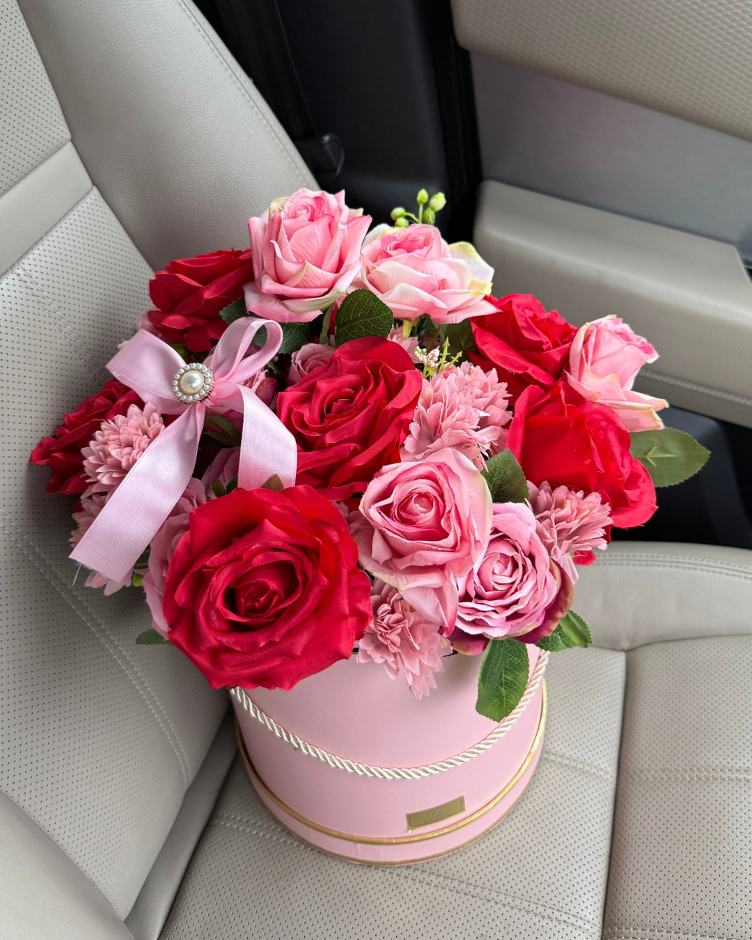 Pink Red Mixed Forever Rose Box