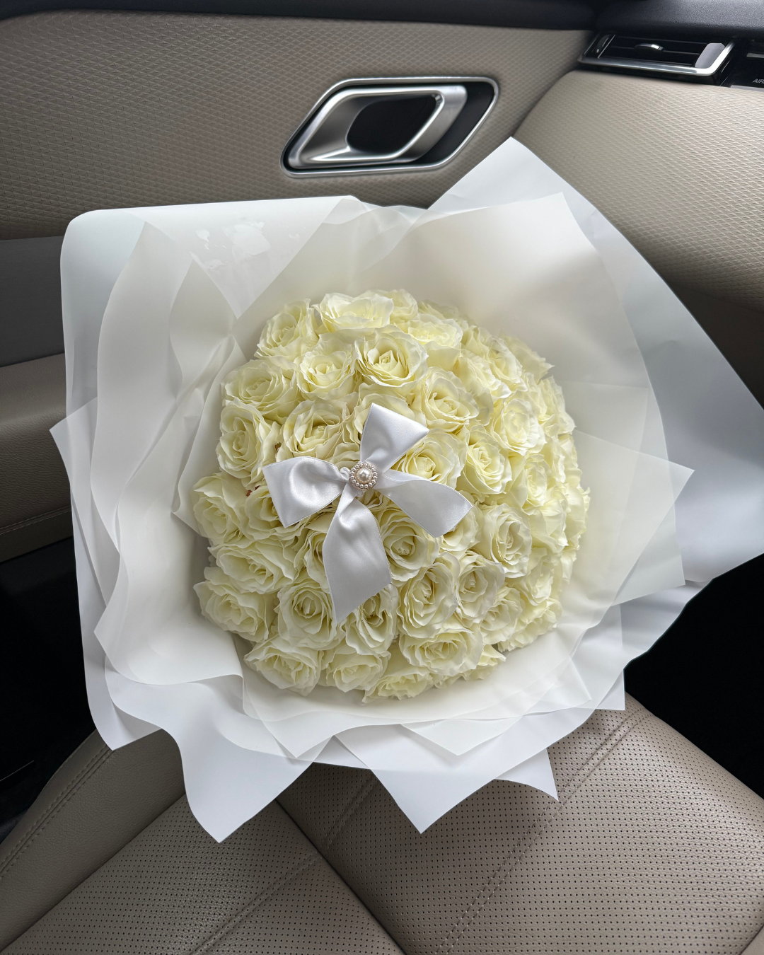 50 Forever Ivory Roses