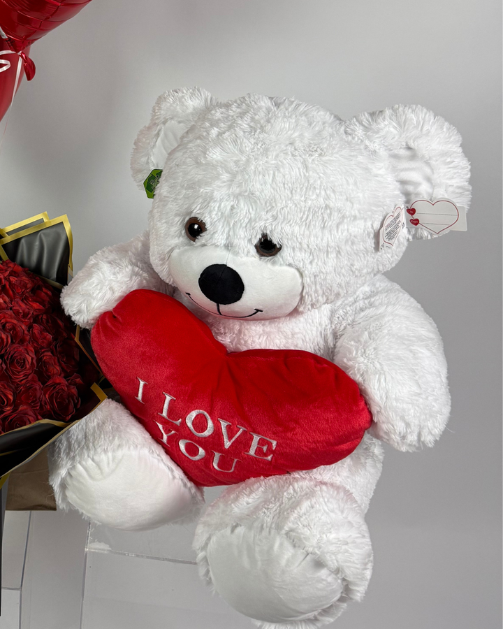 Blush Valentine’s Forever Roses Bundle