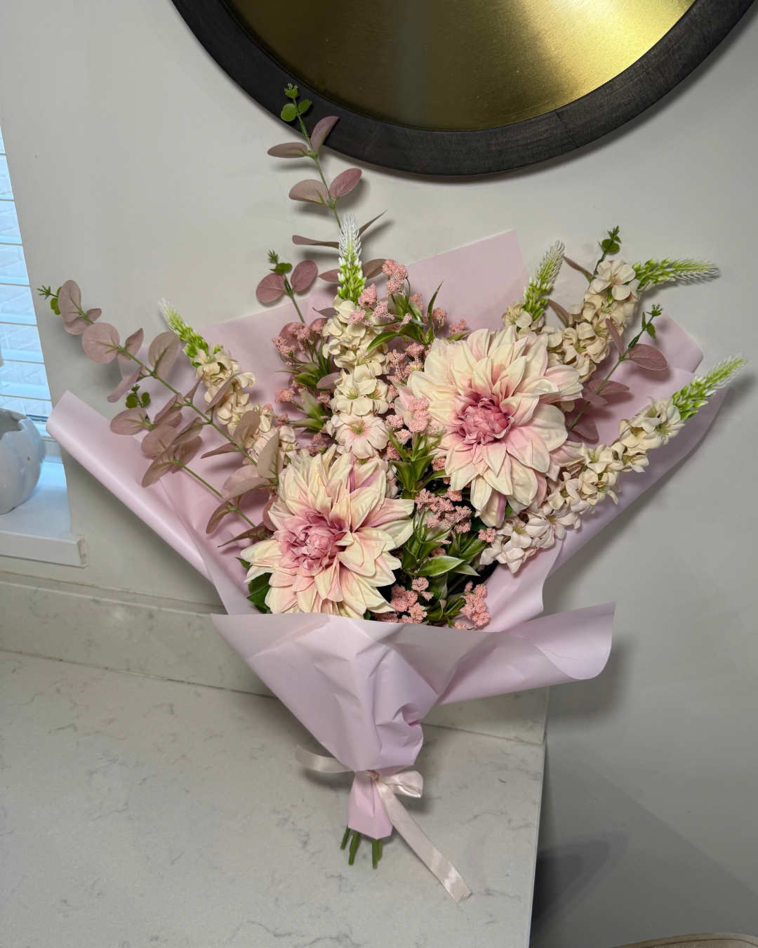 Hand-Tied Forever Dahlia Bouquet