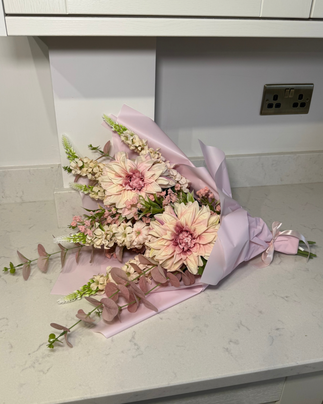 Hand-Tied Forever Dahlia Bouquet