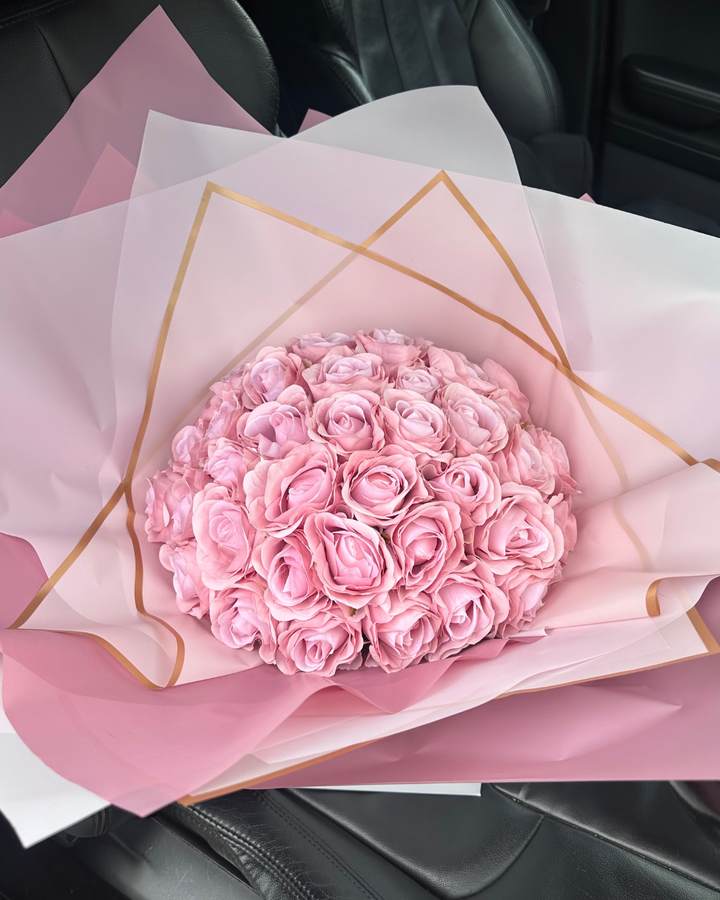 Pink Forever Rose Bouquet