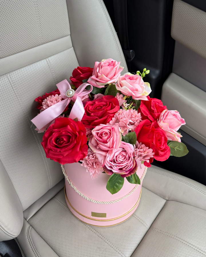 Pink Red Mixed Forever Rose Box