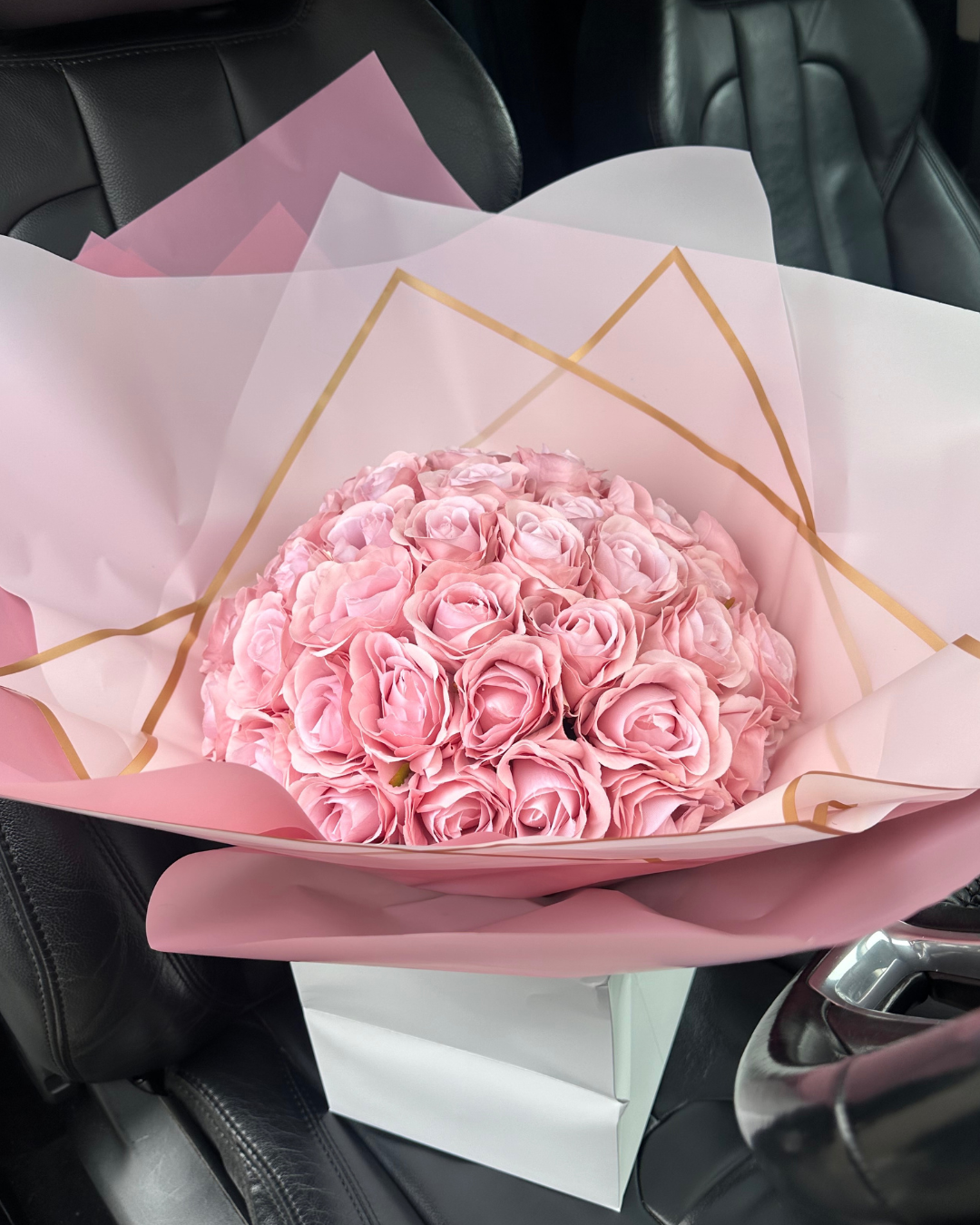 Pink Forever Rose Bouquet