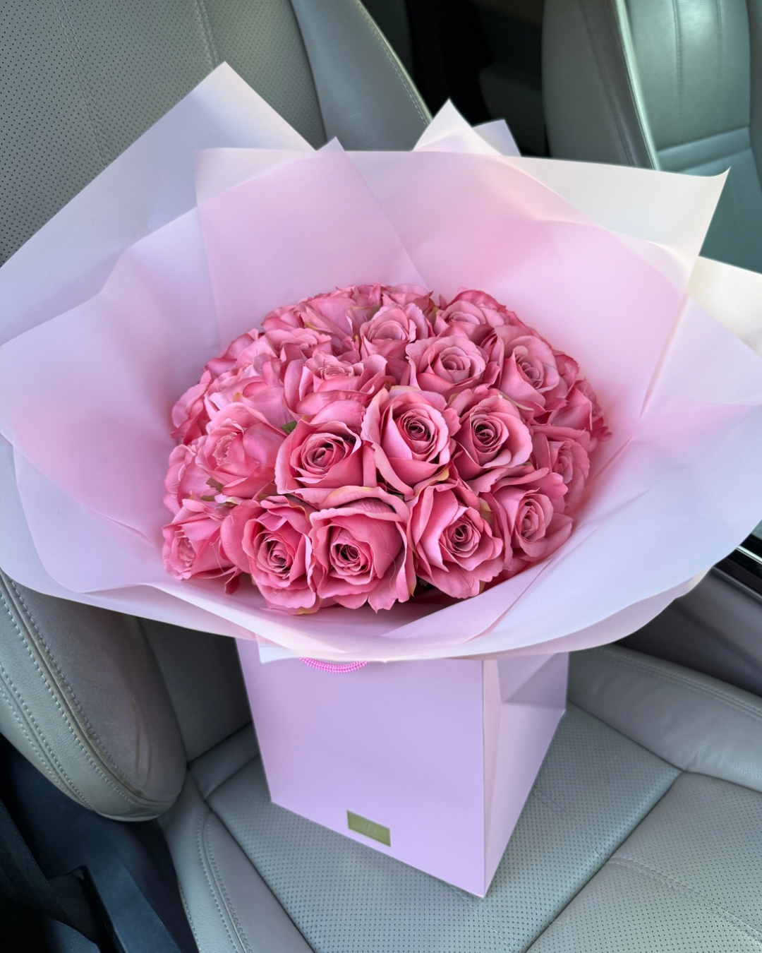 24 Pink Forever Roses