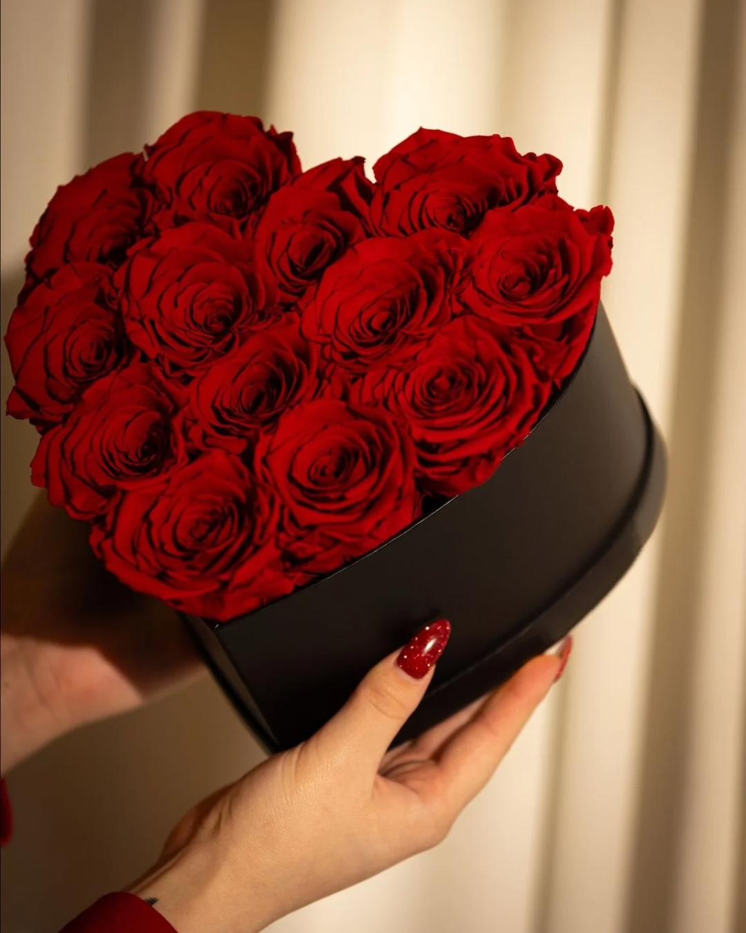 Preserved Rose Heart Box