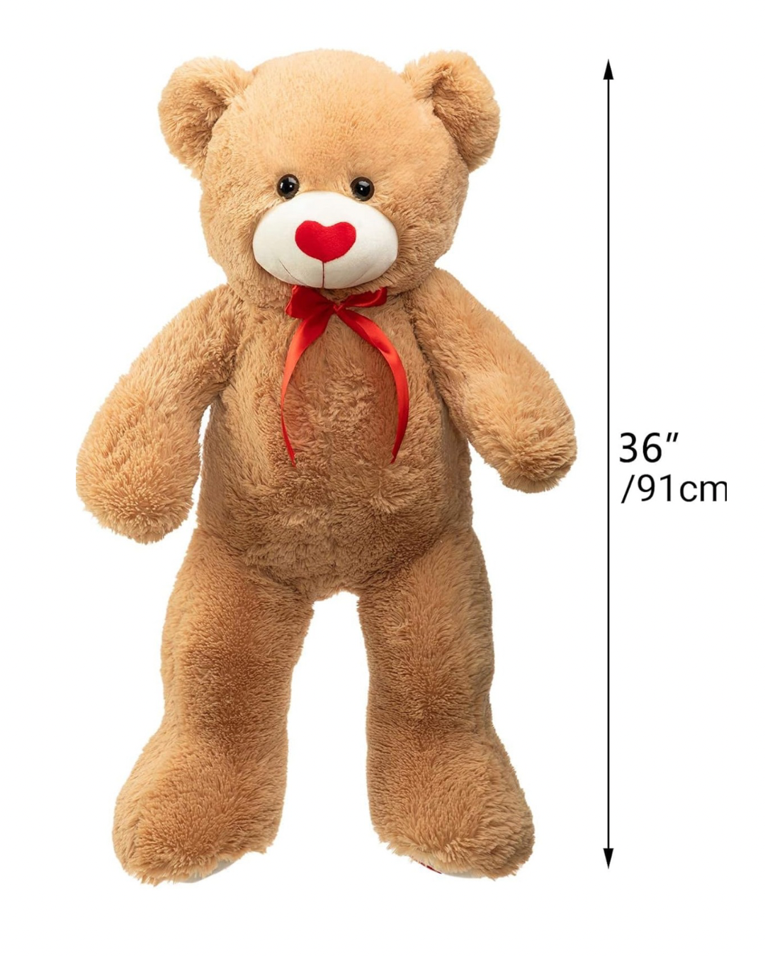 XL Soft Bear With Hearts