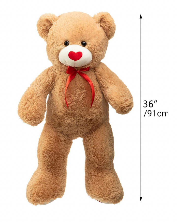 XL Soft Bear With Hearts