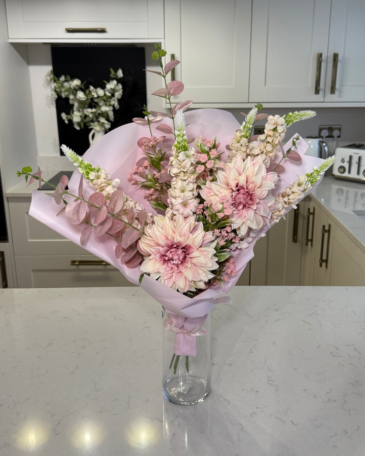 Hand-Tied Forever Dahlia Bouquet