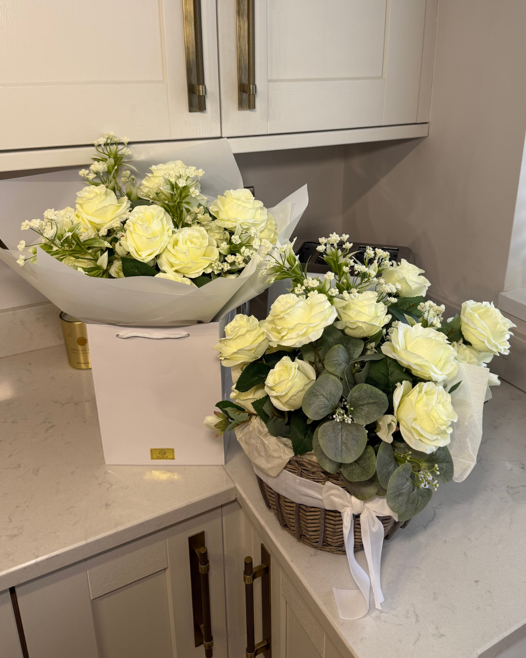 Ivory Garden Forever Rose Bouquet