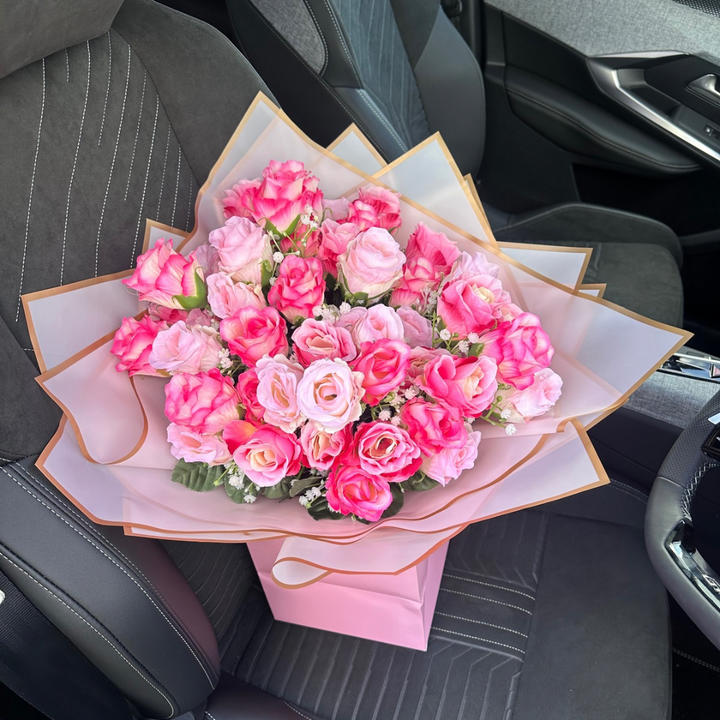 Pink Rose-Bud Forever Bouquet