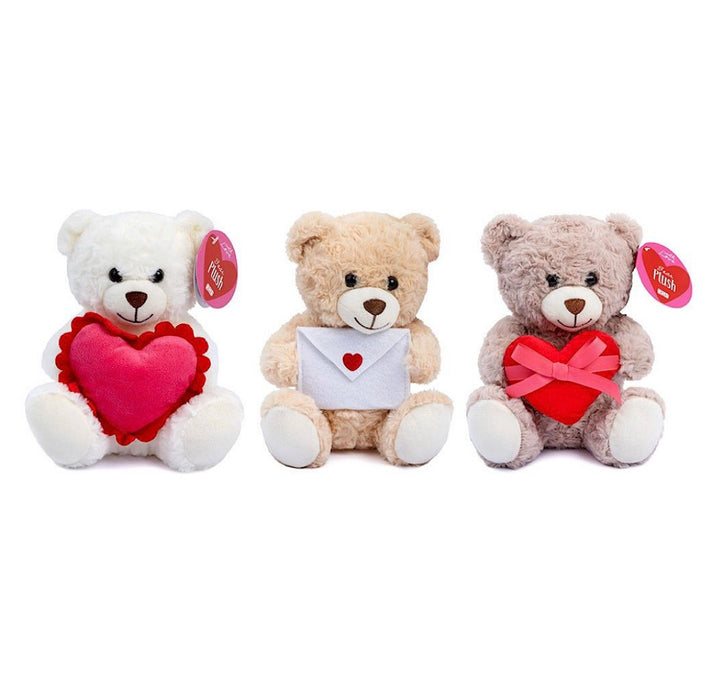 25cm Heart Bear Soft Toy