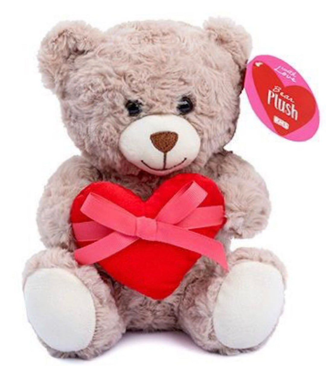 25cm Heart Bear Soft Toy