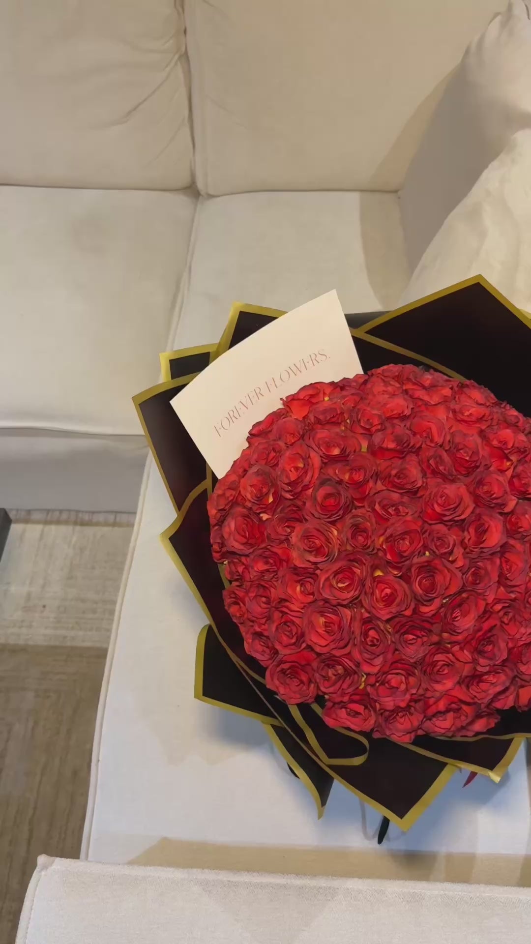 100 Red Forever Roses